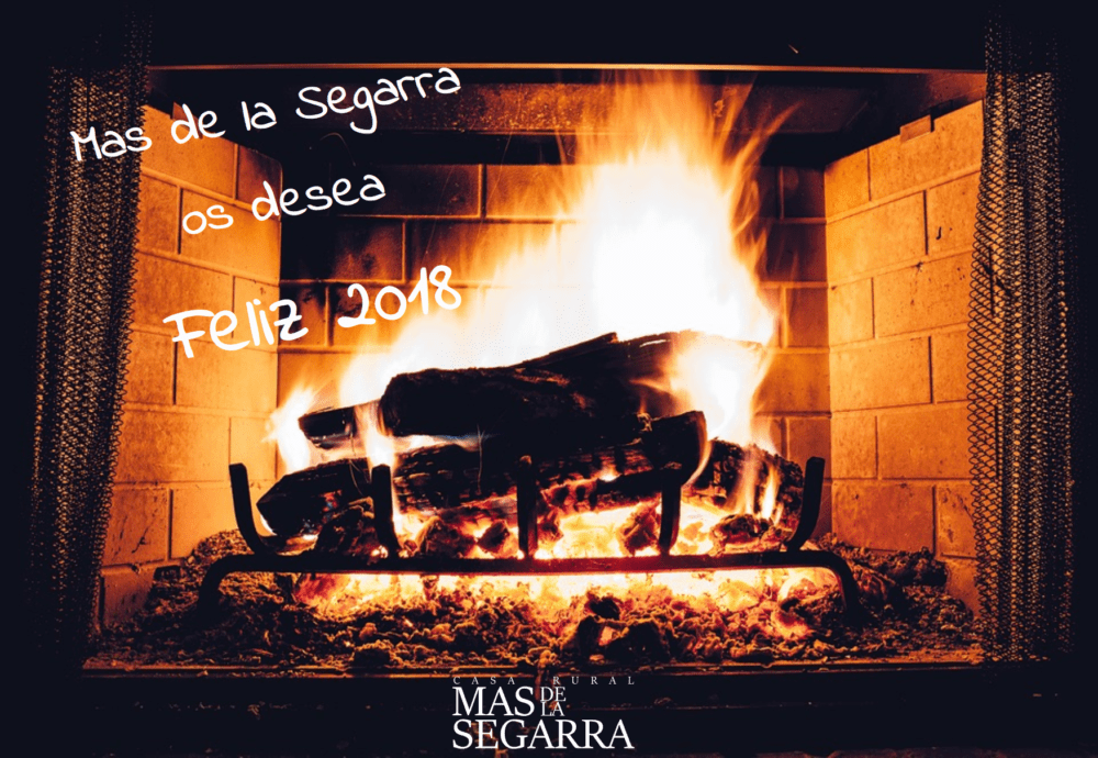 Feliz 2018 Casa Rural Mas de la Segarra